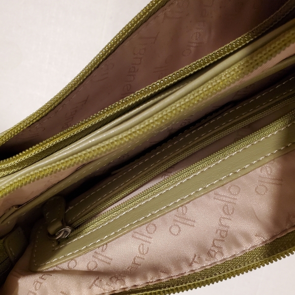 Tignanello Green Crossbody/Organizer - Picture 11 of 11